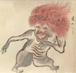 赤がしらの姿を描いた図