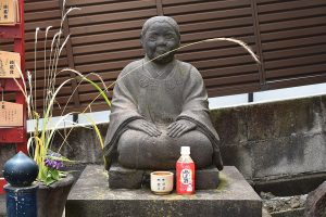 甘酒婆の姿を描いた図