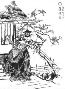 青坊主の姿を描いた図
