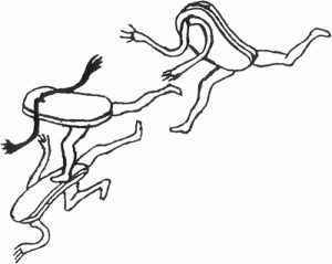化け草履の姿を描いた図