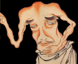 胴面の姿を描いた図