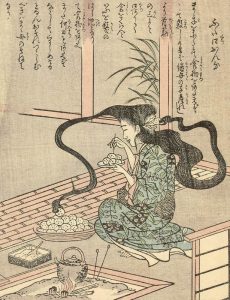 二口女の姿を描いた図