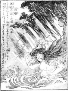橋姫の姿を描いた図