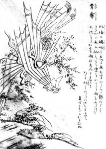 骨傘の姿を描いた図