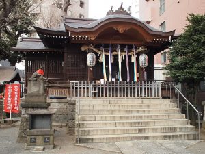 池尻の稲荷の祟りの姿を描いた図