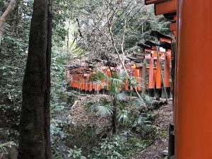 稲荷山の霊夢の姿を描いた図