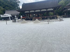 岩門の狸の姿を描いた図