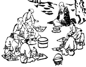 岩魚坊主の姿を描いた図