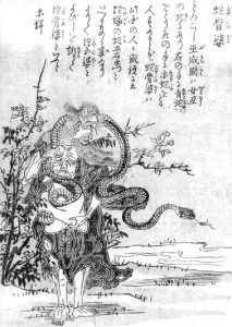 蛇骨婆の姿を描いた図