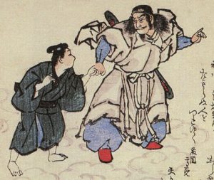 隠し神の姿を描いた図