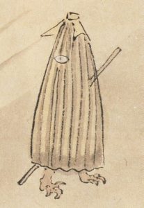 からかさ小僧の姿を描いた図