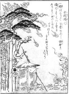 古戦場火の姿を描いた図