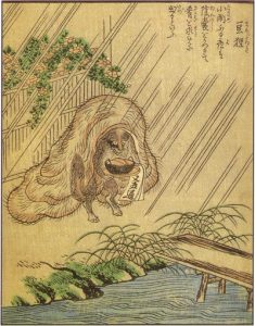 豆狸の姿を描いた図