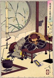 茂林寺の釜の姿を描いた図