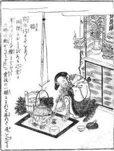 ムジナの姿を描いた図
