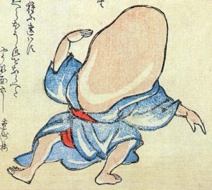のっぺらぼうの姿を描いた図
