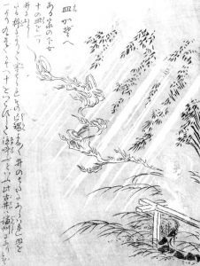 お菊虫の姿を描いた図