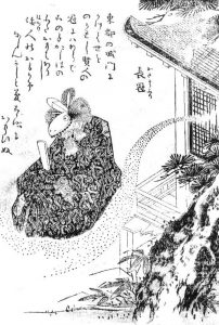 長冠の姿を描いた図