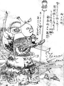 瀬戸大将の姿を描いた図