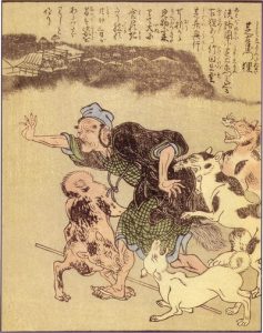 芝右衛門狸の姿を描いた図