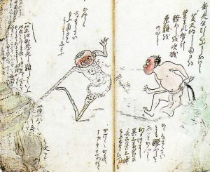 シバテンの姿を描いた図