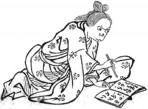白児の姿を描いた図
