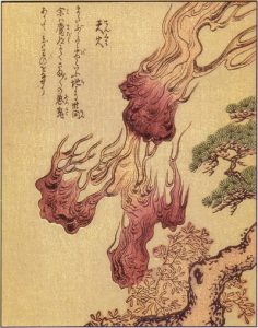 天火の姿を描いた図