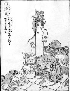 鉄鼠の姿を描いた図