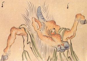 馬鹿の姿を描いた図