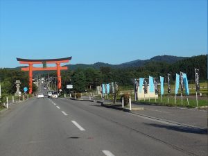 山のバツコの姿を描いた図