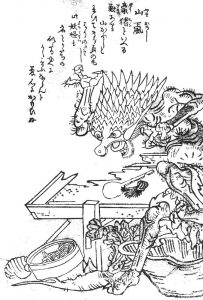 山颪の姿を描いた図