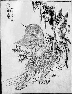 山童の姿を描いた図